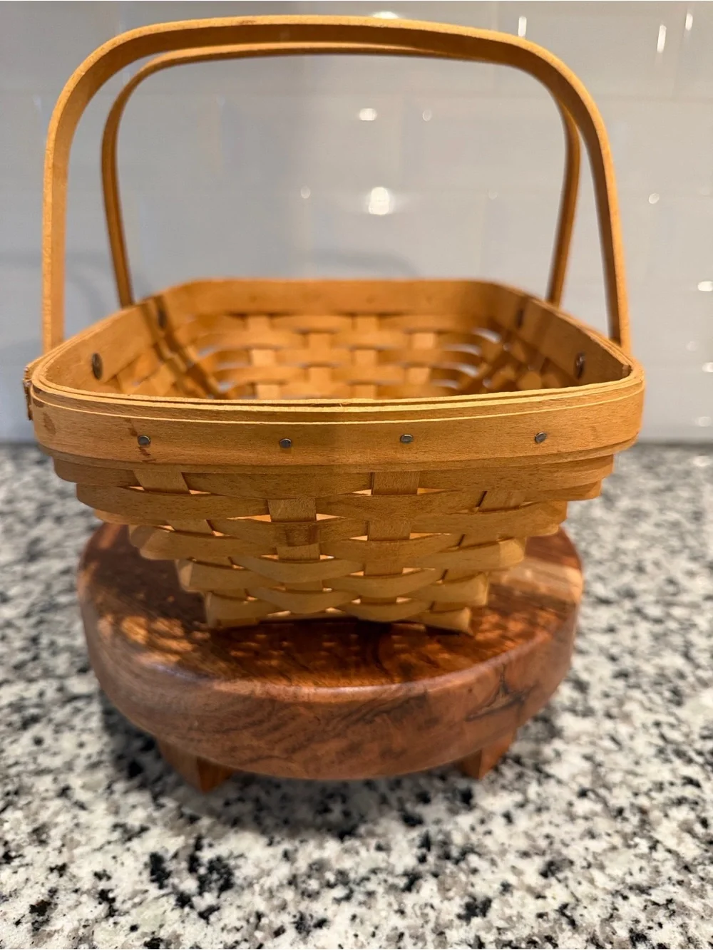 Longaberger Woven Memories Basket with Dual Handles